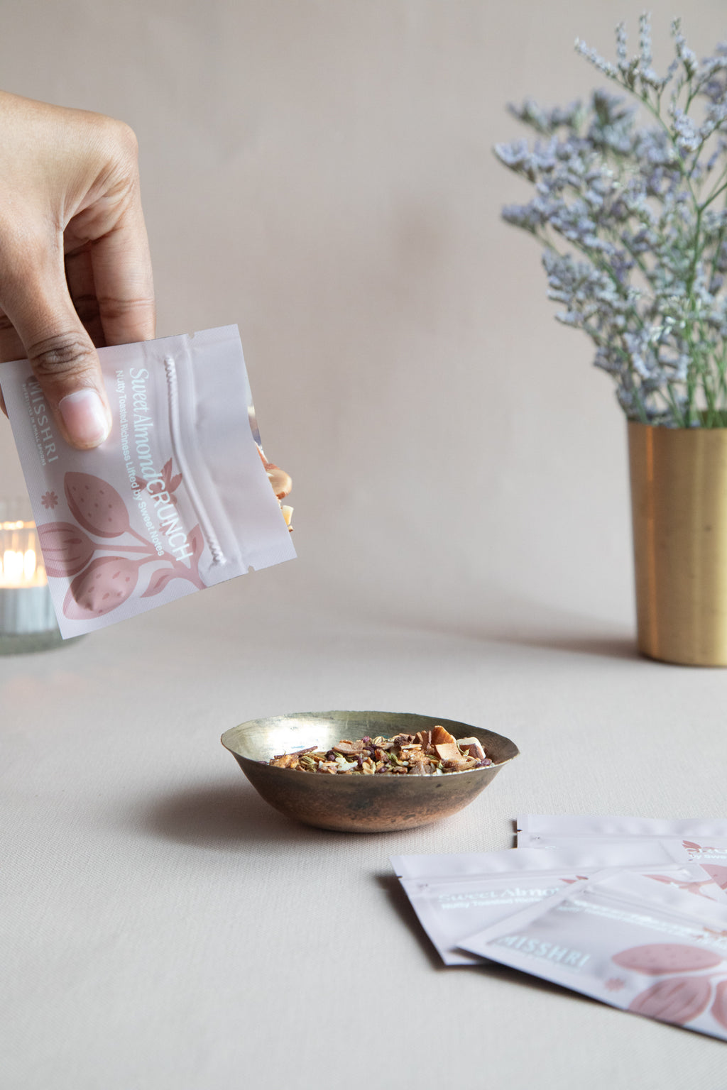 Sweet Almond Crunch Sachet - Set of 10