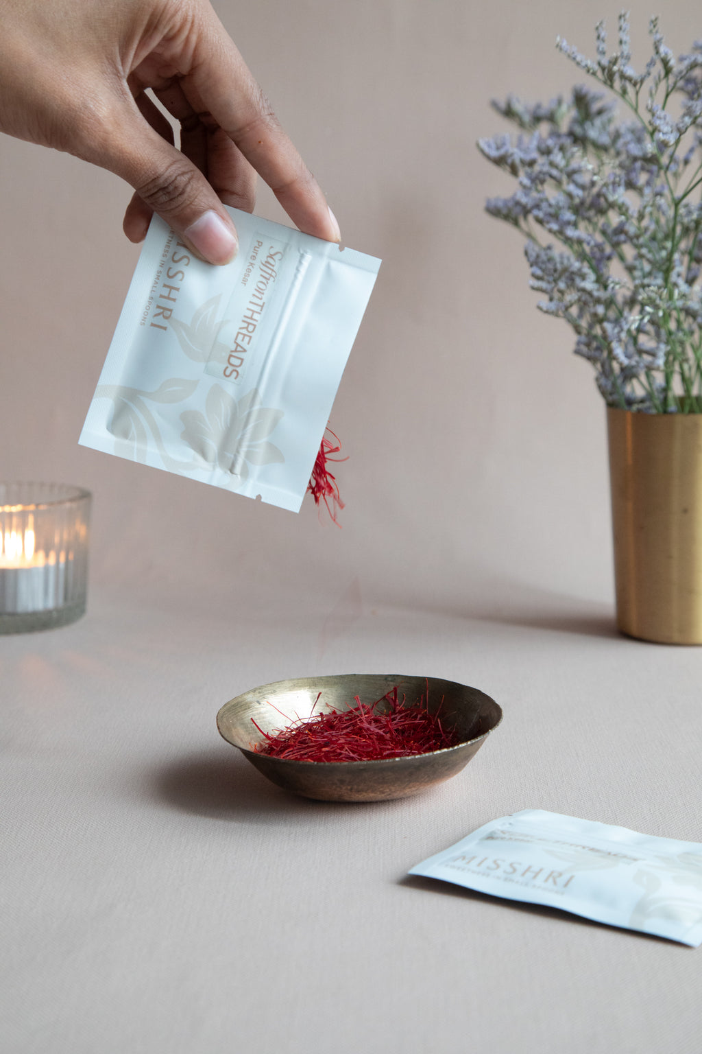 Saffron Threads Sachet - Set of 10