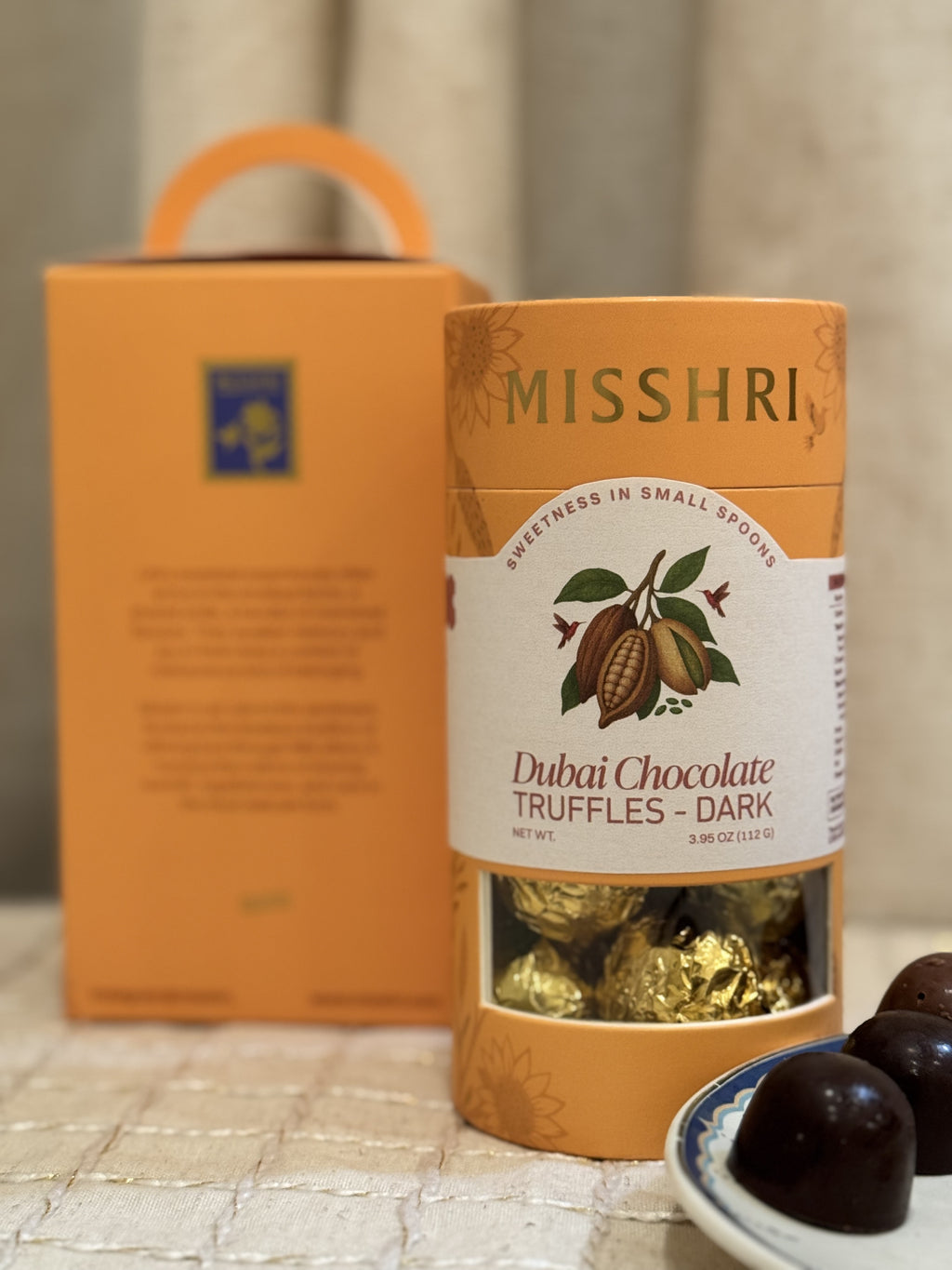 Dubai Chocolate Truffles - Dark