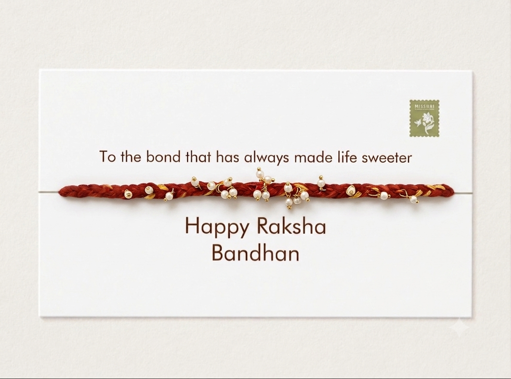 Rakhi Gift Set - Banarasi Paan Laddoos  Tube and Gift Box