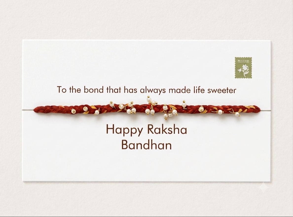Rakhi Gift Set - Kolkata Meetha Paan Tube and Gift Box